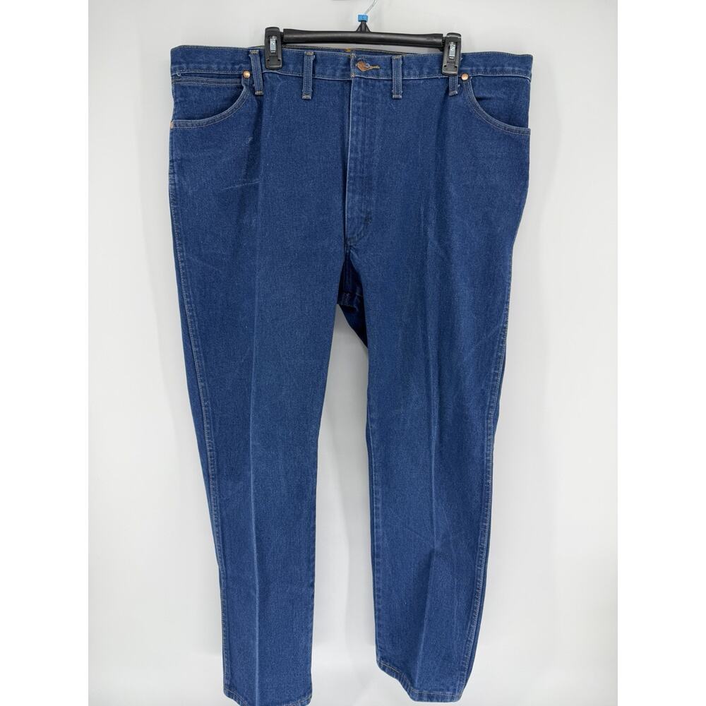 Wrangler Jeans Cowboy Cut Original Fit Men 44x32 Western Light Blue - Picture 2 of 6